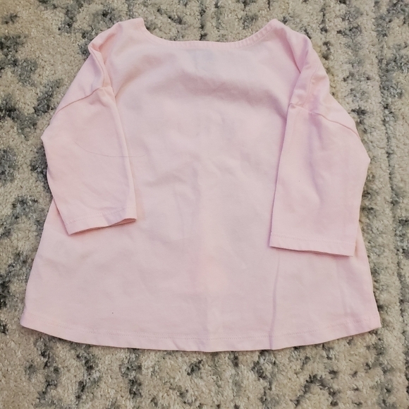 Crazy 8 Sweatshirt Rabbit Print Toddler 18-24M Pale‎ Pink Top Easter - Picture 5 of 7